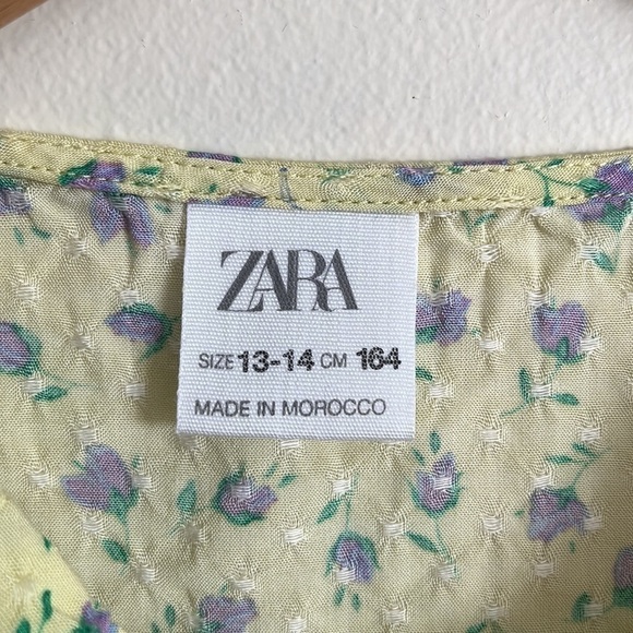 Zara Cut Out Floral Dress - Picture 7 of 8